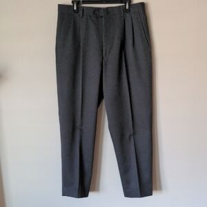 Vintage 90s Charcoal Dress Pants Size 36